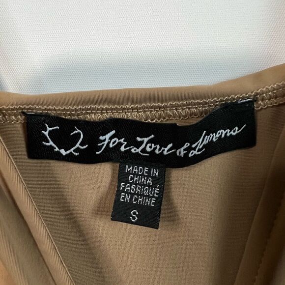 For Love and Lemons Nude Slip Mini Spaghetti Strap Dress S - Picture 3 of 8